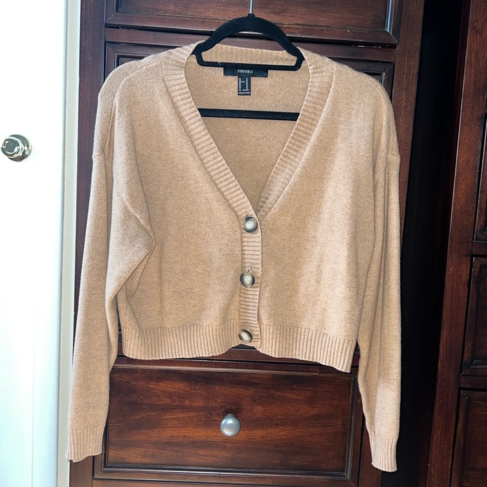 Forever 21 Crop Cardigan